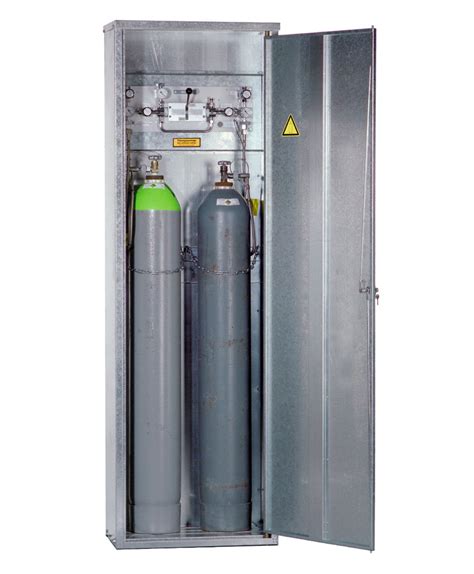 Gas Cylinder Cabinet For 2 X 50 L Gas Cylinders 1 Wing Door Right