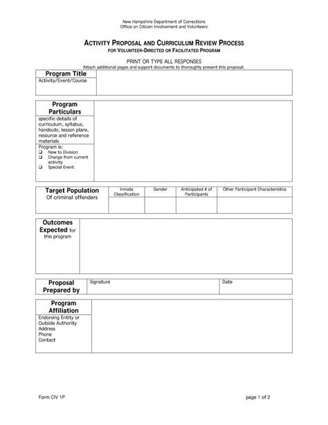 14 Activity Proposal Templates Pdf Word Free And Premium Templates