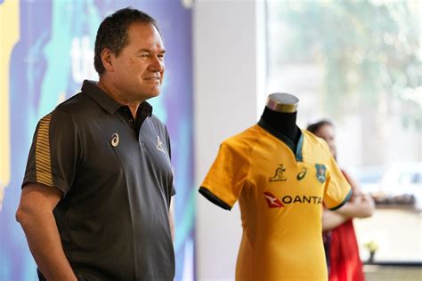 New Wallabies coach Dave Rennie kicks off tour with traditional welcome