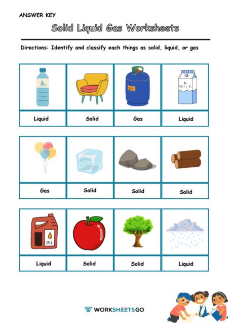 Solid Liquid Gas Worksheets Worksheetsgo