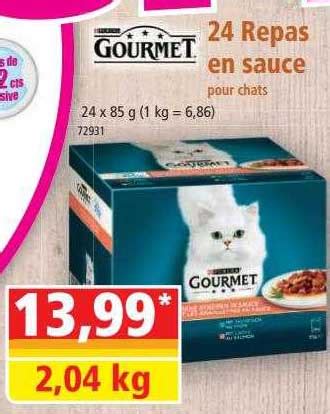 Promo Repas En Sauces Pour Chats Gourmet Chez Norma Icatalogue Fr