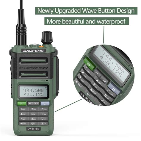 Baofeng Uv 9r Pro Ip68 Waterproof Long Range Dual Band Walkie Talkie Two Way Radio