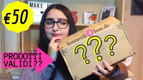 KOSMETIK4LESS UNBOXING HO SPESO 50 IN PRODOTTI SCONOSCIUTI Dina