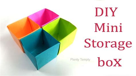 How To Make A Small Paper Box - Origami