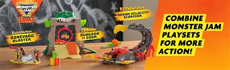 Monster Jam Mini El Toro Loco Venom Velocity Scorpion Playset