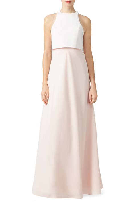 Powder Pop Over Gown By Jill Jill Stuart Rent The Runway