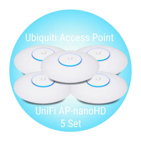 Ubiquiti Access Point UniFi AP NanoHD 5 Set WLAN Hardware