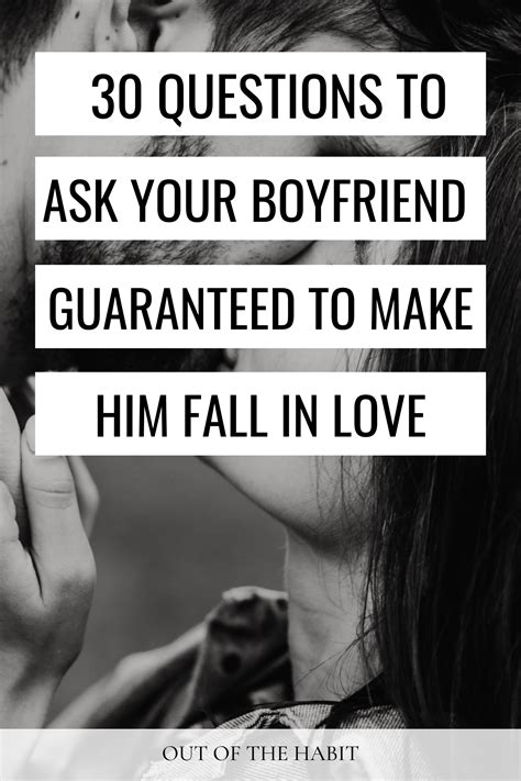 Questions About Love To Ask Your Boyfriend 2