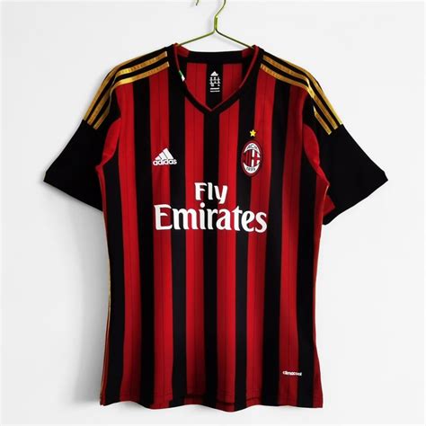 Ac Milan Thuis Tenue Korte Mouw Voetbalshirts Goedkope