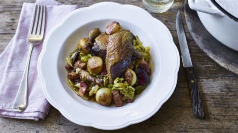 Squab pigeon casserole recipe - BBC Food