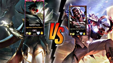 TOP 30 VAYNE VS TOP 50 DRAVEN IN HIGH ELO WHO WIN INSANE GAMEPLAY