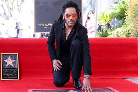 Lenny Kravitz Honoured With A Star On Hollywood Walk Of Fame