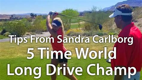 Sandra Carlborg Golf Swing Tips With Paul Wilson YouTube