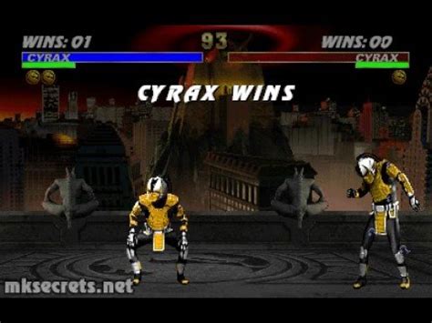 Mortal Kombat Friendship Cyrax Youtube