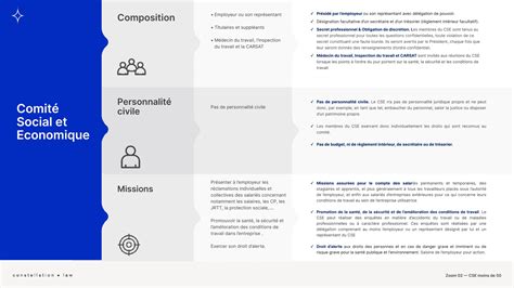 Le CSE dans les entreprises de moins de 50 salariés Constellation Avocats