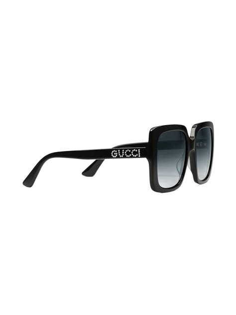 Gucci Eyewear Rectangular Frame Acetate Sunglasses Farfetch