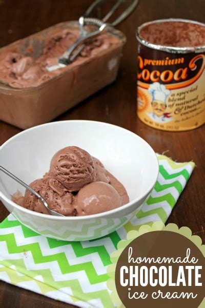 Homemade Chocolate Ice Cream | Frugal Living NW