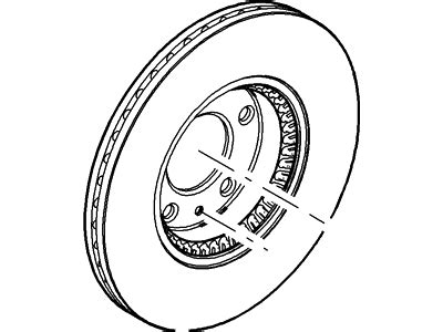 6U2Z 1V125 E 6U2Z1V125E Genuine Ford Rotor Assembly