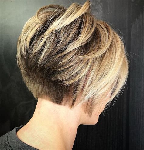 Choppy Pixie Bob With Stacked Nape Short Hair Styles Short