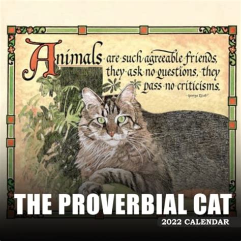 The Proverbial Cat Calendar 2022: Calendar with Foil Stamped Cover ...