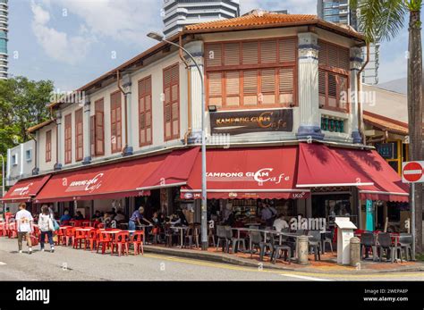 Kampong Glam Cafe On The Corner Of Bussorah Street And Baghdad Street