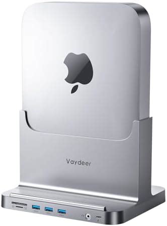 Amazon Vaydeer Mac Mini Stand Silver Abs Dock For Mac Mini In