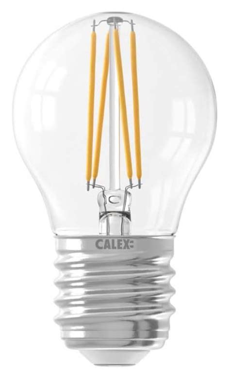 Calex Smart Clear Filament E27 49w Ball Light Bulb Uk