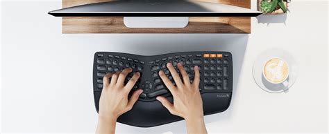 Protoarc Backlit Wireless Ergonomic Keyboard Ek01