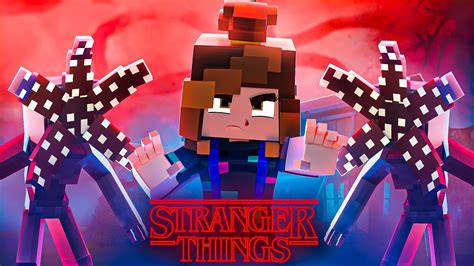 Fui Para O MUNDO INVERTIDO De STRANGER THINGS No MINECRAFT YouTube