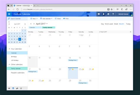 Microsoft Office Outlook Calendar - Caye Maxine