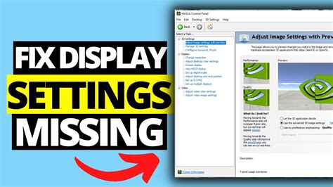 How To Fix Nvidia Control Panel Display Settings Missing Not Showing