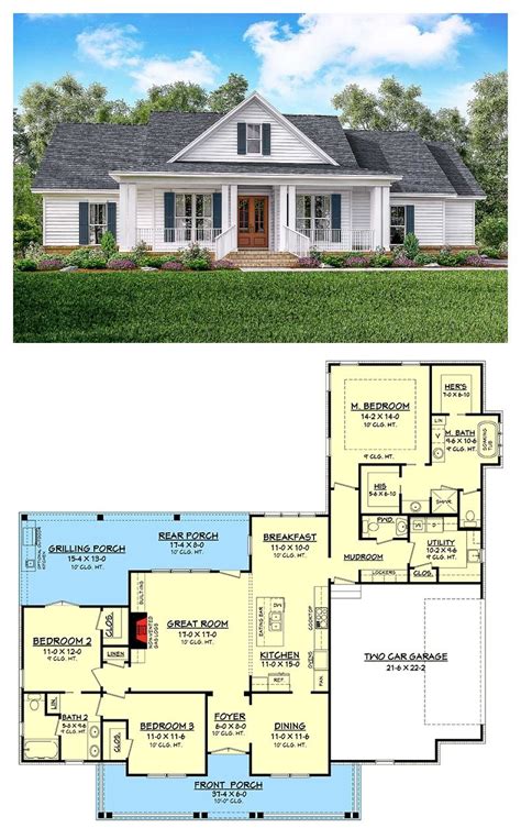 House Plans Country Farmhouse - House Plans