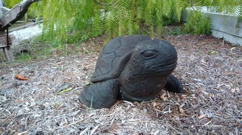 Statue tortue en pierre reconstituée LES TRESORS DE BALI