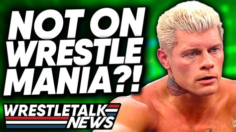 Insane Cody Rhodes Wwe Plans Revealed Real Reason Wwe Departure Aew