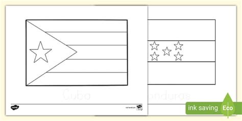 Hispanic Country Flags Coloring Pages Twinkl Usa