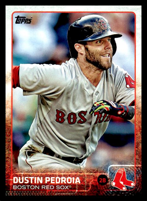 Topps Dustin Pedroia Boston Red Sox Ebay