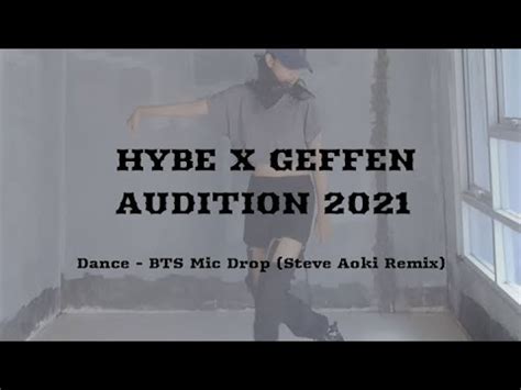 Hybe X Geffen Global Girl Group Audition Dance Youtube