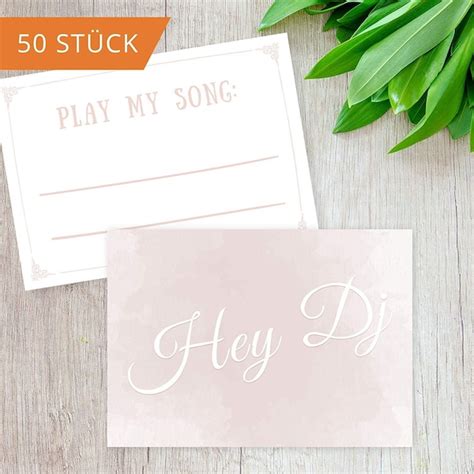 Musikwunschkarten Etsy De