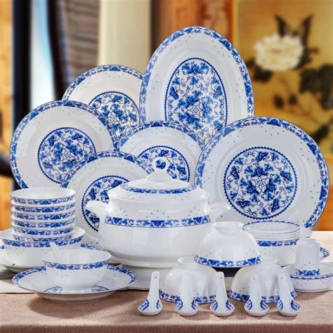 Jingdezhen Bone China Tableware Sets Porcelain Bowl Dishes Set Home