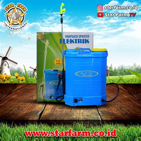 Knapsack Sprayer CBA Elektrik 3in1 16lt Star Farm Star Farm