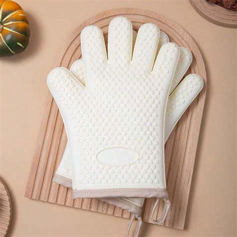 Guantes protectores de silicona resistentes al calor Protección