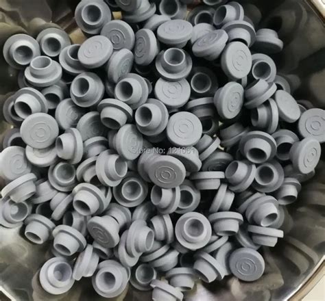 20mm 200pcs Grey Color Butyl Rubber Stopper Medical Rubber For Vials