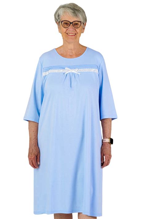 Adaptive Nightgown Olivia Blue