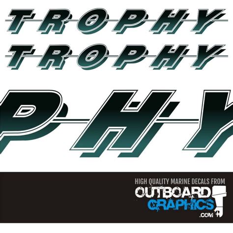 Pair Of 6ft Long Bayliner Trophy Stickerdecals