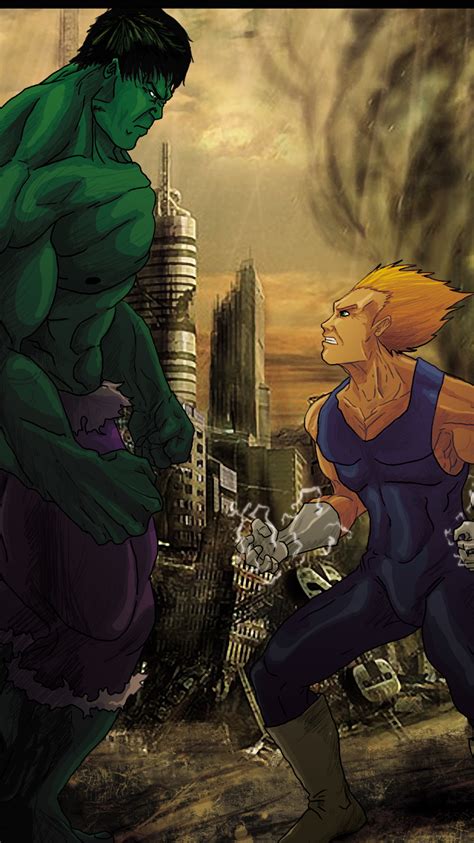 Image - Vegeta VS Hulk Promo Art by Gourmandhast-1- 1.jpg | Dragonball ...