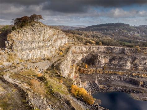 Middle Peak Quarry, Derbyshire. – Derby Drone Photography