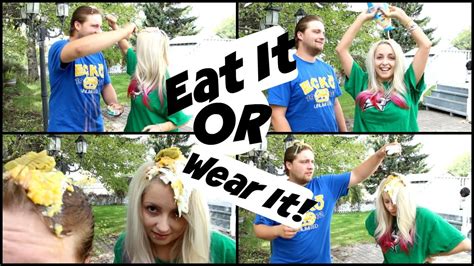 Eat It Or Wear It Challenge Youtube