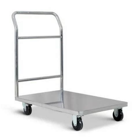 Stainless Steel Platform Trolley For Material Handling Load Capacity