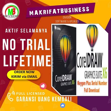 Jual Produk Aplikasi Software Desain Grafis CorelDRAW X6 Full Version