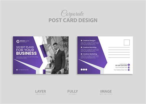 Corporate Post Card, mailing-card Design on Behance